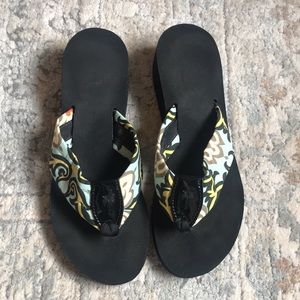Eliza B. Wedge Flip Flops